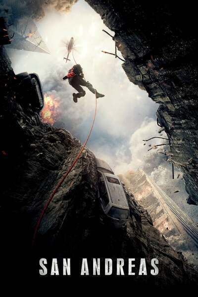 San Andreas Hindi Dubbed Movie Poster (2015)