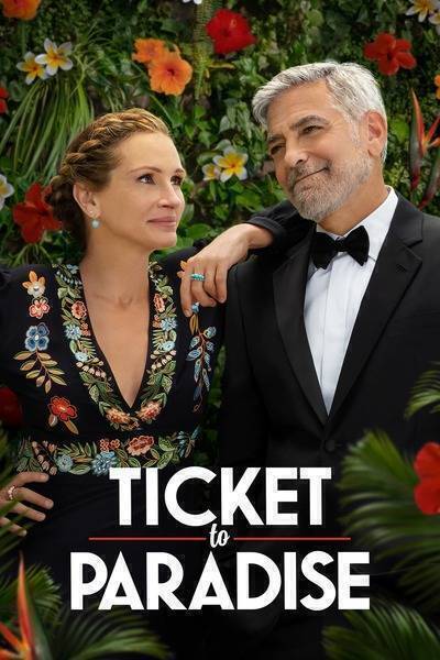 Ticket to Paradise Hindi Dubbed Movie Poster (2022)