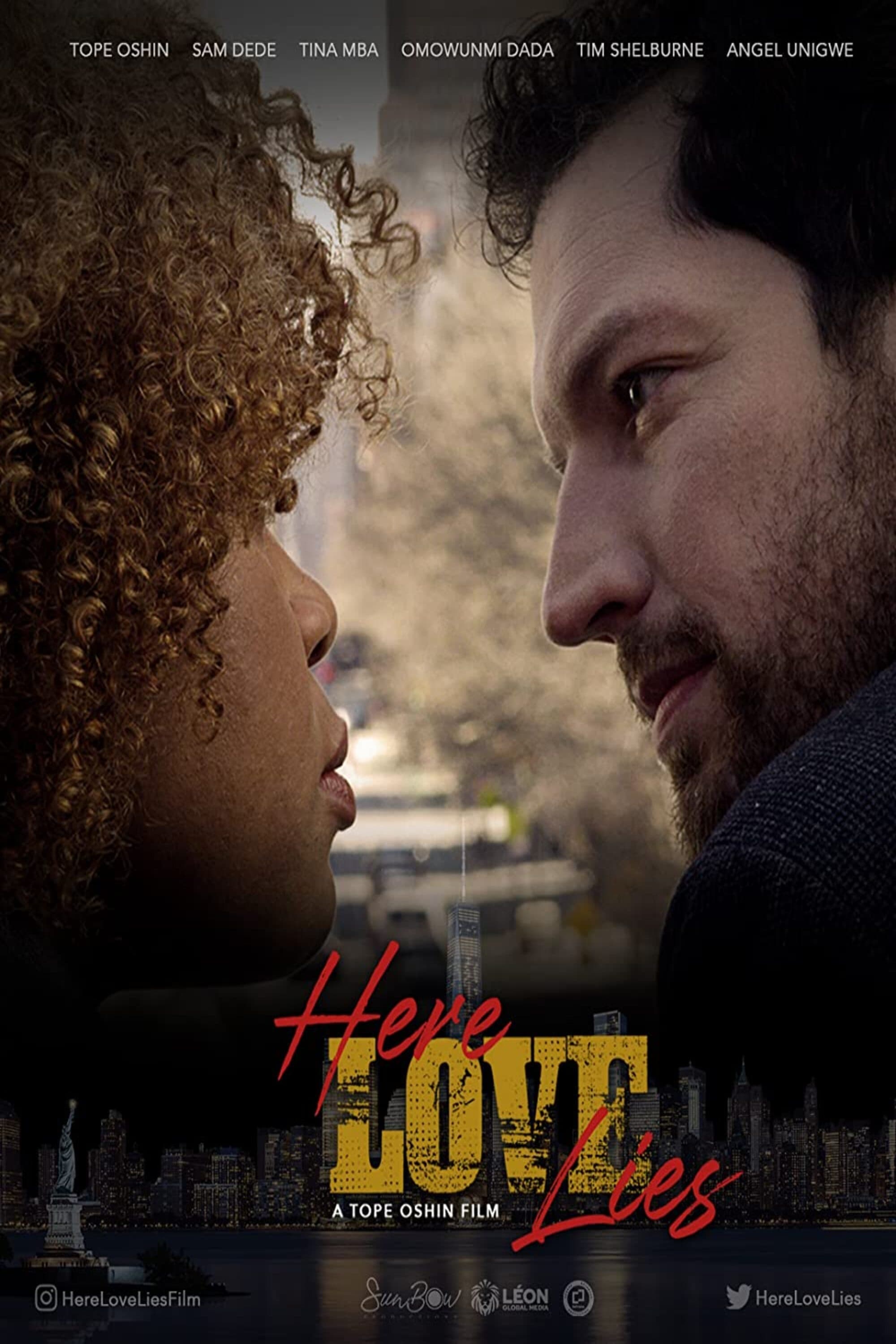 Here Love Lies Hindi Dubbed Movie Poster (2023)